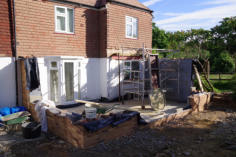 Foundations and dwarf wall